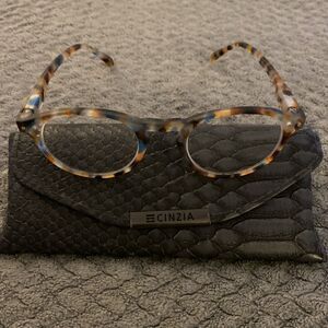 CINZIA Europa Women’s Eyeglasses - Blue Tortoise